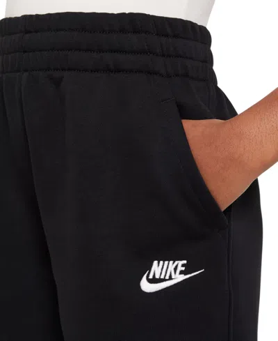 Nike Big Kids Sportswear Club Fleece French Terry 7" Shorts In Black