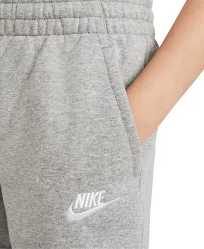 Nike Big Kids Sportswear Club Fleece French Terry 7" Shorts In Gray