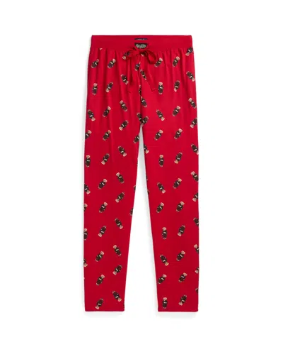 Polo Ralph Lauren Men's Rib Waistband Knit Bear Pajama Pants