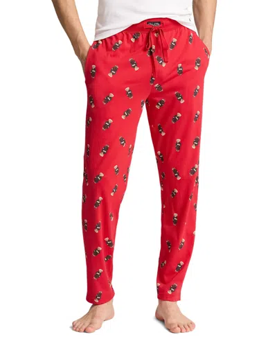 Polo Ralph Lauren Men's Rib Waistband Knit Bear Pajama Pants