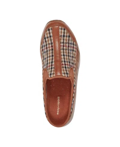 Easy Spirit Women's Traveltime Slip-on Mule Walking Sneakers In Brown