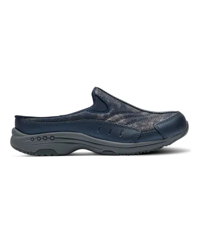 Easy Spirit Women's Traveltime Slip-on Mule Walking Sneakers In Blue