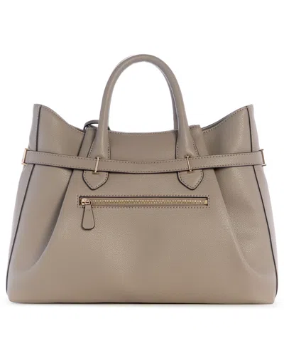 Guess Yesba Girlfriend Large Satchel Bag In Brown