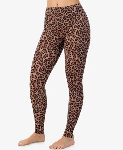 Cuddl Duds Softwear With Stretch High-waist Leggings In Brown