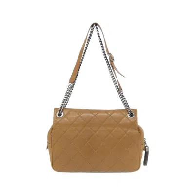 Pre-owned Chanel Brown Leather Shoulder Bag ()