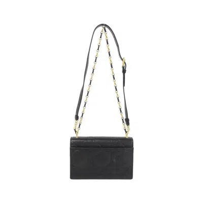 Pre-owned Dior Christian  Black Leather Shoulder Bag ()