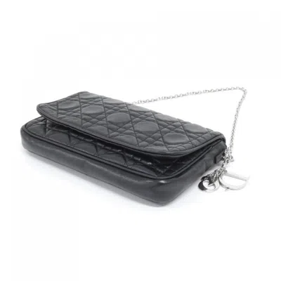 Pre-owned Dior Christian  Black Leather Shoulder Bag ()
