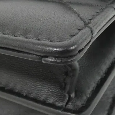 Pre-owned Dior Christian  Black Leather Shoulder Bag ()