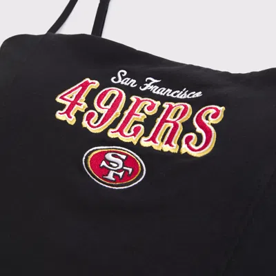 Abercrombie & Fitch San Francisco 49ers Bra-free Corset Top In Black