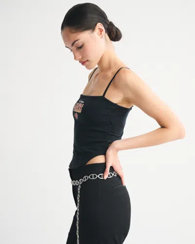 Abercrombie & Fitch San Francisco 49ers Bra-free Corset Top In Black