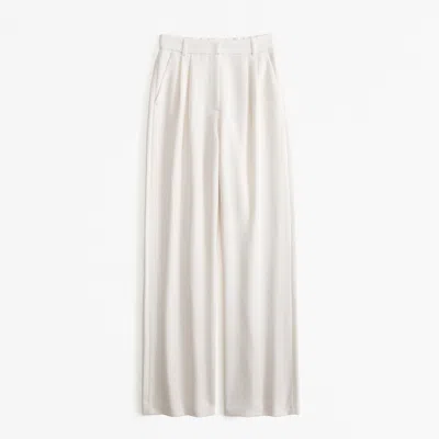 Abercrombie & Fitch A&f Sloane Tailored Wide Leg Pant In Neutral