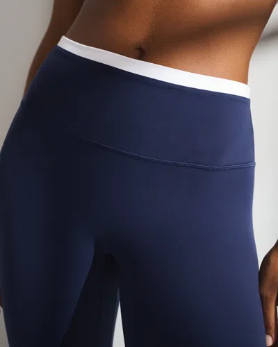 Abercrombie & Fitch Ypb Studioflex Curve Love 7/8-length Legging In Blue