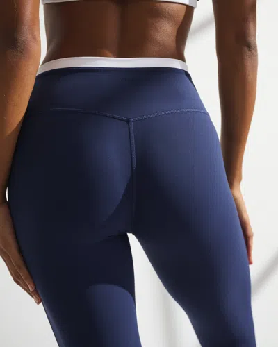 Abercrombie & Fitch Ypb Studioflex Curve Love 7/8-length Legging In Blue