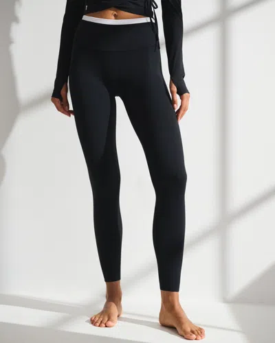 Abercrombie & Fitch Ypb Studioflex 7/8-length Legging In Black