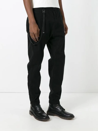Helmut Lang Strap Detail Trousers | ModeSens