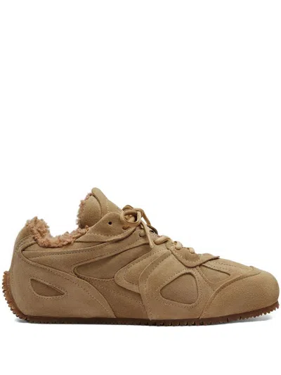 Axel Arigato Slow Runner Cutout Sneakers In Brown