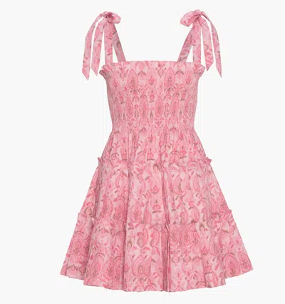 Hill House Home The Ribbon Charlotte Nap Dress In Pink