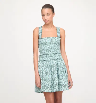 Hill House Home The Azalea Mini Nap Dress Green Palm Ikat