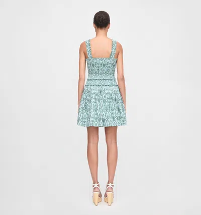 Hill House Home The Azalea Mini Nap Dress Green Palm Ikat