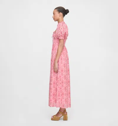 Hill House Home The Scarlett Midi Nap Dress In Pink