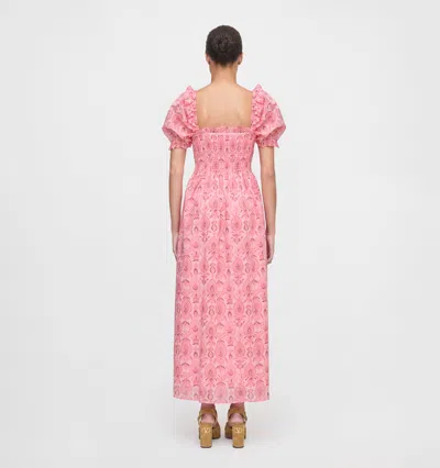 Hill House Home The Scarlett Midi Nap Dress In Pink