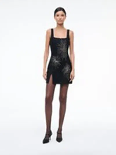 Staud Firework Dress In Black