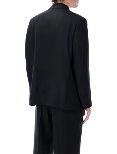Our Legacy Black Unconstructed Db Blazer In Black