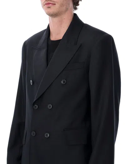 Our Legacy Black Unconstructed Db Blazer In Black