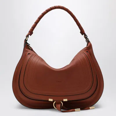 Chloé Small Marcie Shoulder Bag In Brown