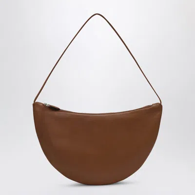 The Row Jouve Light Brown Leather Bag In Brown