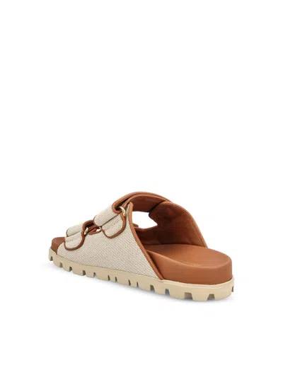 Miu Miu Sandals In Neutral