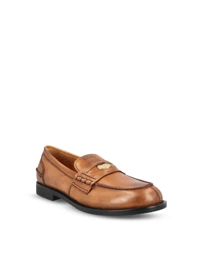 Miu Miu Low Shoes In Brown