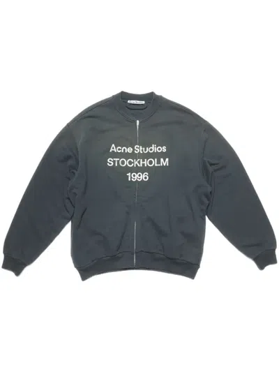 Acne Studios Logo Cotton Sweatshirt In Multi