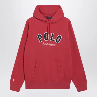 Polo Ralph Lauren Ralph Lauren The Rl Fleece Western-logo Hoodie In Red