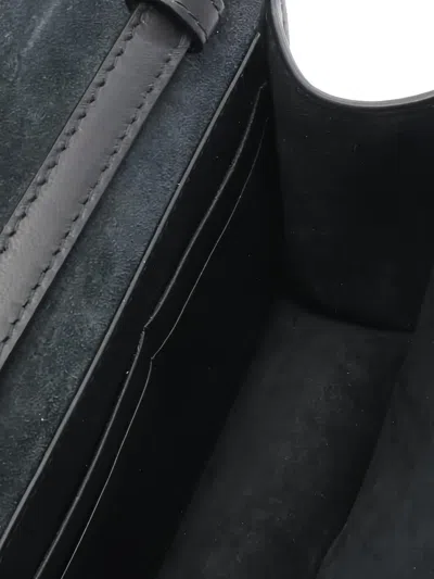 Pre-owned Bottega Veneta 2020s Maxi Intrecciato Cross Body Bag In Black