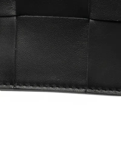 Pre-owned Bottega Veneta 2020s Maxi Intrecciato Cross Body Bag In Black