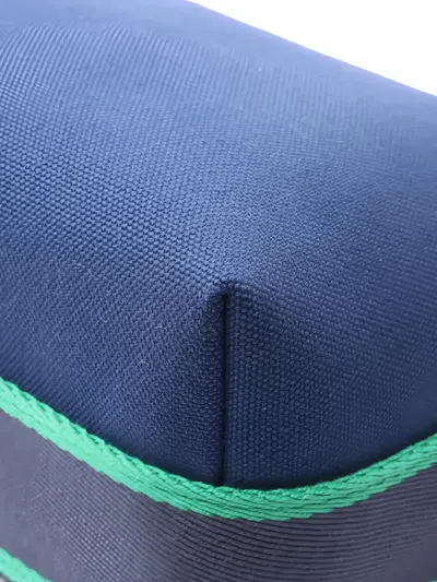 Pre-owned Hermes 20s Bride-a-brac Pm Canvas Tote Bag In Blue