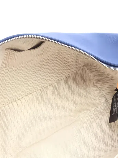 Pre-owned Hermes 20s Bride-a-brac Pm Canvas Tote Bag In Blue