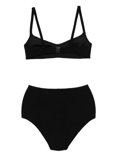 Lisa Marie Fernandez Balconette Bikini Set In Black