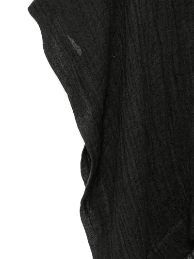 Lisa Marie Fernandez The Beach Poncho In Black