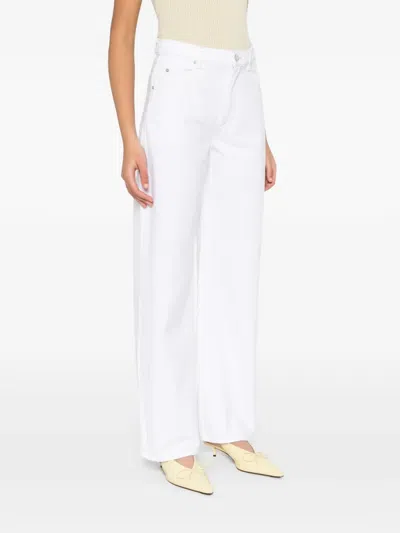 Isabel Marant Dromie Jeans In White