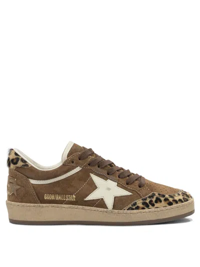 Golden Goose Ball-star Sneakers & Slip-on Brown In Multi