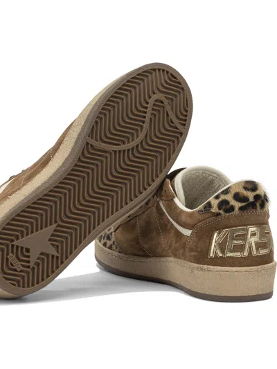 Golden Goose Ball-star Sneakers & Slip-on Brown In Multi
