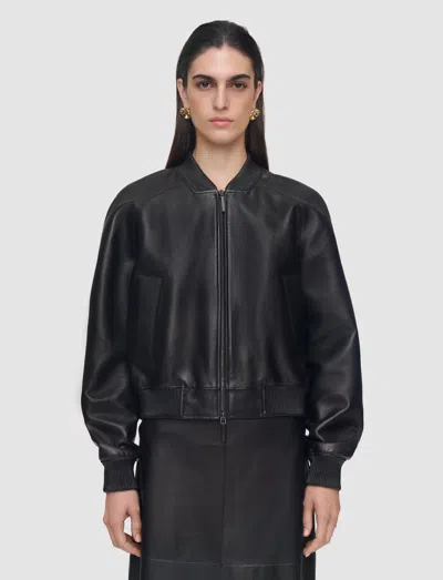 Joseph Quinn Soft Nappa Leather Jacket In Black