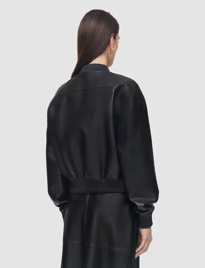 Joseph Quinn Soft Nappa Leather Jacket In Black