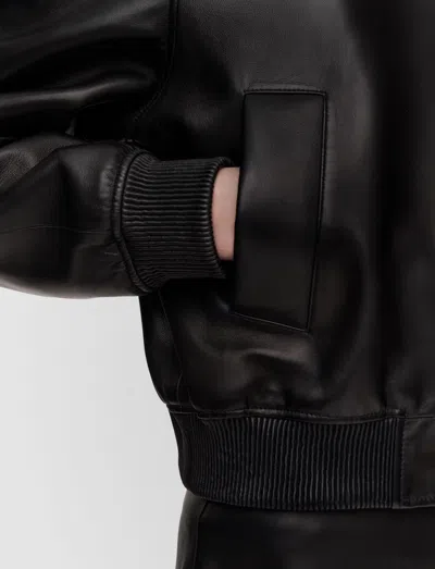 Joseph Quinn Soft Nappa Leather Jacket In Black