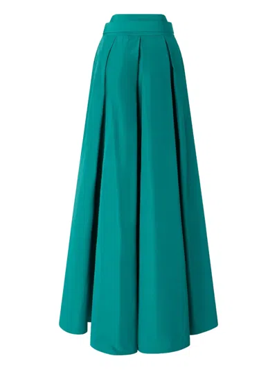 Pinko Raponzolo High Waist Maxi Pleated Skirt In Multi