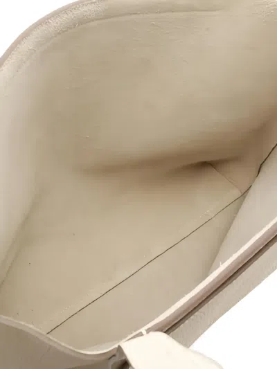 Pre-owned Hermes 2021 Cabasserie 31 Leather Shoulder Bag In Neutral