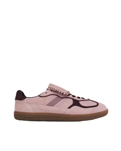 Alohas Tb.490 Suede Leather Sneakers Pink In Pink