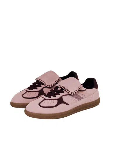 Alohas Tb.490 Suede Leather Sneakers Pink In Pink